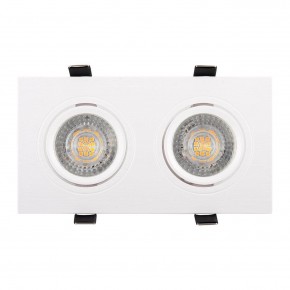 DK3022-WH Встраиваемый светильник, IP 20, 10 Вт, GU5.3, LED, белый, пластик в Нягани - nyagan.ok-mebel.com | фото 2