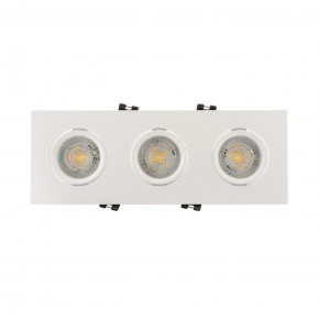 DK3023-WH Встраиваемый светильник, IP 20, 10 Вт, GU5.3, LED, белый, пластик в Нягани - nyagan.ok-mebel.com | фото