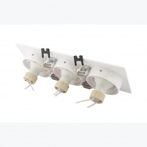 DK3023-WH Встраиваемый светильник, IP 20, 10 Вт, GU5.3, LED, белый, пластик в Нягани - nyagan.ok-mebel.com | фото 4