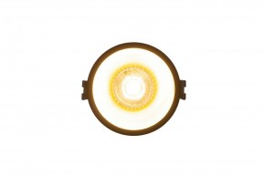 DK3026-BG Встраиваемый светильник, IP 20, 10 Вт, GU5.3, LED, черный/золотой, пластик в Нягани - nyagan.ok-mebel.com | фото 2