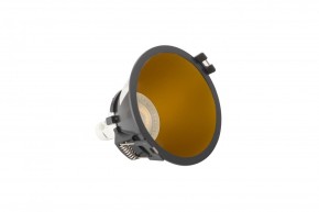 DK3026-BG Встраиваемый светильник, IP 20, 10 Вт, GU5.3, LED, черный/золотой, пластик в Нягани - nyagan.ok-mebel.com | фото 4
