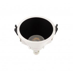 DK3026-WB Встраиваемый светильник, IP 20, 10 Вт, GU5.3, LED, белый/черный, пластик в Нягани - nyagan.ok-mebel.com | фото 2