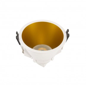 DK3026-WG Встраиваемый светильник, IP 20, 10 Вт, GU5.3, LED, белый/золотой, пластик в Нягани - nyagan.ok-mebel.com | фото 2