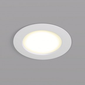 DK3046-WH Встраиваемый светильник, IP 20, 5Вт, LED, белый, пластик в Нягани - nyagan.ok-mebel.com | фото