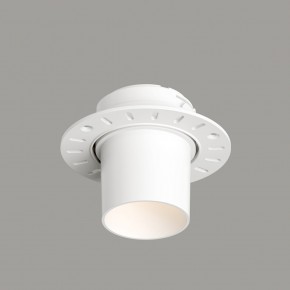 DK3057-WH Встраиваемый светильник под шпатлевку, IP20, до 15 Вт, LED, GU5,3, белый, пластик в Нягани - nyagan.ok-mebel.com | фото
