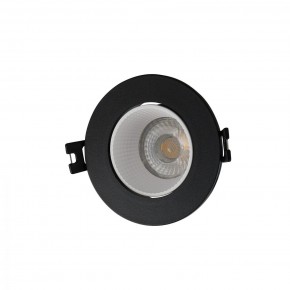 DK3061-BK+WH Встраиваемый светильник, IP 20, 10 Вт, GU5.3, LED, черный/белый, пластик в Нягани - nyagan.ok-mebel.com | фото