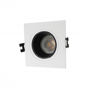 DK3071-WH+BK Встраиваемый светильник, IP 20, 10 Вт, GU5.3, LED, белый/черный, пластик в Нягани - nyagan.ok-mebel.com | фото