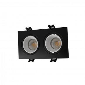 DK3072-BK+WH Встраиваемый светильник, IP 20, 10 Вт, GU5.3, LED, черный/белый, пластик в Нягани - nyagan.ok-mebel.com | фото