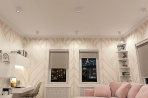 DK3090-WH+CH Светильник накладной IP 20, 10 Вт, GU5.3, LED, белый/хром, пластик в Нягани - nyagan.ok-mebel.com | фото 2