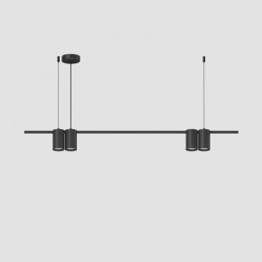 DK4061-BK Подвесной светильник ORBIT, IP20, 4xGU10 LED до 15 Вт, черный матовый, алюминий в Нягани - nyagan.ok-mebel.com | фото 2