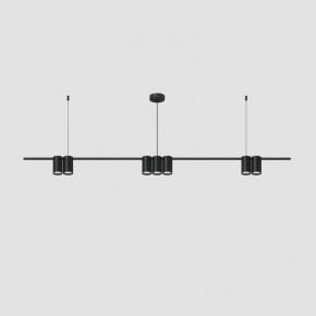 DK4063-BK Подвесной светильник ORBIT, IP20, 7xGU10 LED до 15 Вт, черный матовый, алюминий в Нягани - nyagan.ok-mebel.com | фото 2