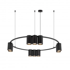 DK4065-BK Подвесной светильник ORBIT, IP20, 10xGU10 LED до 15 Вт, черный матовый, алюминий в Нягани - nyagan.ok-mebel.com | фото 3