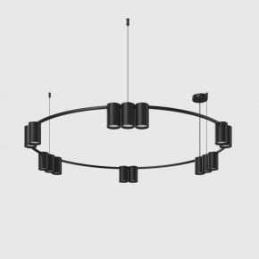 DK4067-BK Подвесной светильник ORBIT, IP20, 15xGU10 LED до 15 Вт, черный матовый, алюминий в Нягани - nyagan.ok-mebel.com | фото 2