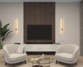 DK5012-SG Бра 800 мм, 3000К, IP20,7 Вт, матовое золото в Нягани - nyagan.ok-mebel.com | фото 5