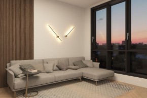DK5012-SG Бра 800 мм, 3000К, IP20,7 Вт, матовое золото в Нягани - nyagan.ok-mebel.com | фото 7