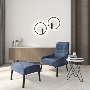 DK5035-BK Бра ROUND со светодиодом, IP20, 24W, 3000/4000/6500K, черный, алюминий в Нягани - nyagan.ok-mebel.com | фото 8