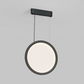 DK6604-BK Подвесной вертикальный светильник Veil со светодиодом H1500 d450 220V 36W 3000-6000K IP20 черный алюминий в Нягани - nyagan.ok-mebel.com | фото