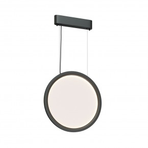 DK6604-BK Подвесной вертикальный светильник Veil со светодиодом H1500 d450 220V 36W 3000-6000K IP20 черный алюминий в Нягани - nyagan.ok-mebel.com | фото 3