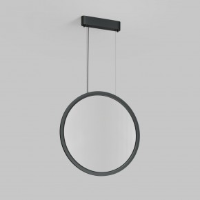 DK6606-BK Подвесной вертикальный светильник Veil со светодиодом H1700 d600 220V 48W 3000-6000K IP20 черный алюминий в Нягани - nyagan.ok-mebel.com | фото 2