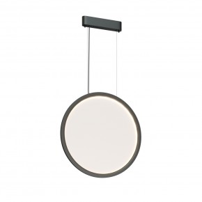 DK6606-BK Подвесной вертикальный светильник Veil со светодиодом H1700 d600 220V 48W 3000-6000K IP20 черный алюминий в Нягани - nyagan.ok-mebel.com | фото 5