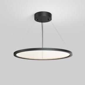 DK6616-BK Подвесной горизонтальный светильник Veil со светодиодом H900 d600 220V 48W 3000-6000K IP20 черный алюминий в Нягани - nyagan.ok-mebel.com | фото