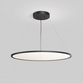 DK6620-BK Подвесной горизонтальный светильник Veil со светодиодом H900 d1000 220V 82W 3000-6000K IP20 черный алюминий в Нягани - nyagan.ok-mebel.com | фото