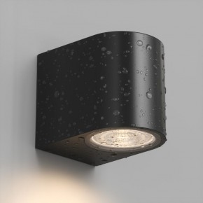DK9790-BK Настенный уличный светильник NARVIK, IP44, GU10 LED, до 15 Вт, черный, алюминий в Нягани - nyagan.ok-mebel.com | фото 3