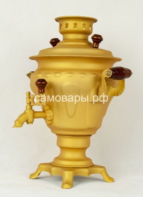 Электрический самовар "Русское золото" матовая груша на 2 литра (Ограниченная серия) в Нягани - nyagan.ok-mebel.com | фото 1
