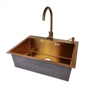 EMB-119 PVD COPPERY (Мойка, Смеситель, Дозатор) в Нягани - nyagan.ok-mebel.com | фото