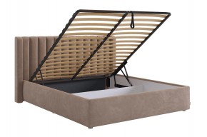 ЕВА Кровать с ПМ 1600 (латте) в Нягани - nyagan.ok-mebel.com | фото