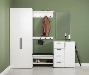 ЭЙР прихожая (модульная) Белый Шагрень в Нягани - nyagan.ok-mebel.com | фото