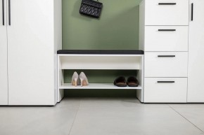ЭЙР прихожая (модульная) Белый Шагрень в Нягани - nyagan.ok-mebel.com | фото 23