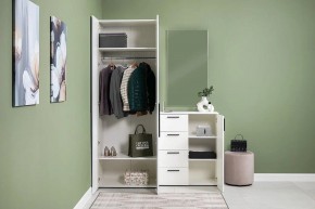 ЭЙР прихожая (модульная) Белый Шагрень в Нягани - nyagan.ok-mebel.com | фото 25