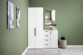 ЭЙР прихожая (модульная) Белый Шагрень в Нягани - nyagan.ok-mebel.com | фото 26