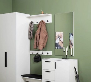 ЭЙР прихожая (модульная) Белый Шагрень в Нягани - nyagan.ok-mebel.com | фото 33