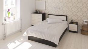 Фиеста Кровать 1200, цвет венге/дуб лоредо, ШхГхВ 123,5х203,5х80 см., сп.м. 1200х2000 мм., без матраса, основание есть в Нягани - nyagan.ok-mebel.com | фото 5