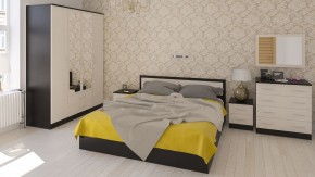 Фиеста Кровать 1800, цвет венге/дуб лоредо, ШхГхВ 183,5х203,5х80 см., сп.м. 1800х2000 мм., без матраса, основание есть в Нягани - nyagan.ok-mebel.com | фото 5