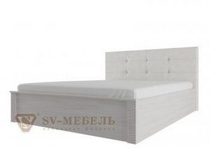 Кровать 1400 двойная (универсальная) с мягким изголовьем Гамма 20 в Нягани - nyagan.ok-mebel.com | фото 2