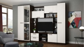 АВРОРА Гостиная (Венге/Анкор светлый) в Нягани - nyagan.ok-mebel.com | фото