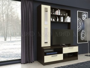 Гостиная Фиеста центр (Дуб Беленый/Венге) в Нягани - nyagan.ok-mebel.com | фото 3