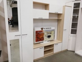 Гостиная МГС 3 Исполнение 1 (Дуб сонома/Белый) в Нягани - nyagan.ok-mebel.com | фото 6