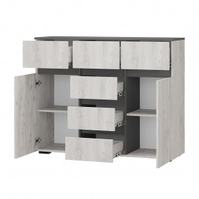 Гостиная Мрия (модульная) Бетон пайн светлый/Графит в Нягани - nyagan.ok-mebel.com | фото 14