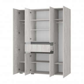 Гостиная Мрия (модульная) Бетон пайн светлый/Графит в Нягани - nyagan.ok-mebel.com | фото 16