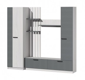 Гостиная Юджи (Анкор светлый/Графит) в Нягани - nyagan.ok-mebel.com | фото 2
