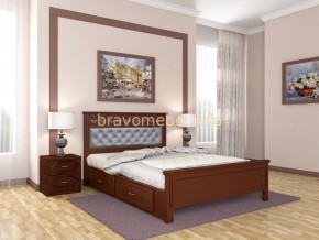 ГРАЦИЯ Кровать из массива 1400 с 2-мя ящиками в Нягани - nyagan.ok-mebel.com | фото 2