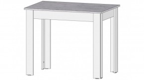 КАЙ Стол (цемент светлый/белый) в Нягани - nyagan.ok-mebel.com | фото