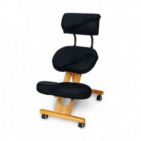 Коленный стул со спинкой Smartstool KW02В + Чехлы в Нягани - nyagan.ok-mebel.com | фото
