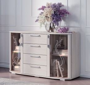 Комод Флорида (ясень белый) в Нягани - nyagan.ok-mebel.com | фото 3