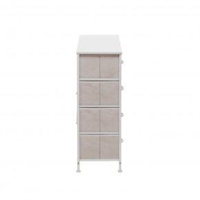 Комод Leset Линкс 8 ящ. (к/з), Каркас Белый, ящики Белые в Нягани - nyagan.ok-mebel.com | фото 5