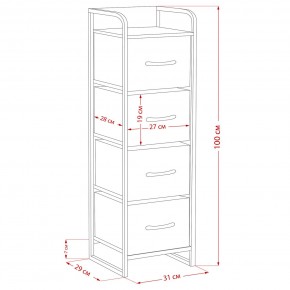 Комод Leset Ноа 4 ящика в Нягани - nyagan.ok-mebel.com | фото 9